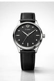 Phantom Black | Men's Analog Watch | Black Leather Strap | Midnight Edition