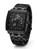 BESTWIN Men's Skeleton Tourbillon-Style Watch | Rectangular Case | 3 Color Options