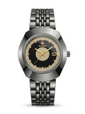Titan Series | Black Dial Watch | Gunmetal Bracelet | Diamond Edition