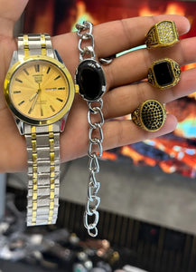 Archronx Monarch Luxury Men’s Watch – Free Bracelet & Ring