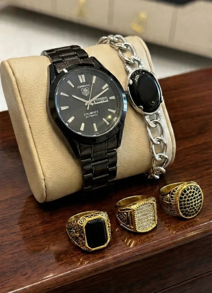 Archronx Monarch Luxury Men’s Watch – Free Bracelet & Ring