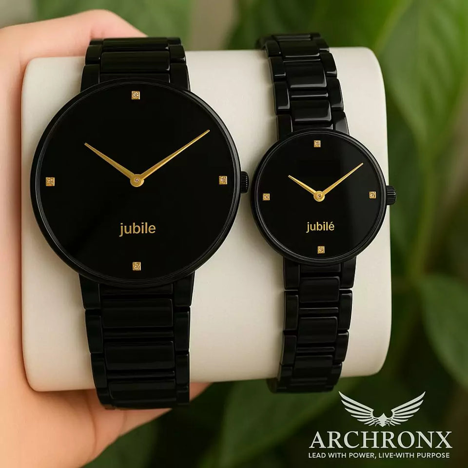 Luxury Couple Watch Set - A Perfect Match for Him and Her